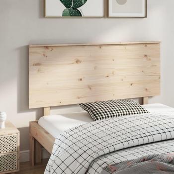 Cabecero de cama de madera maciza de pino 144x6x82,5 cm
