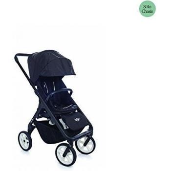 easywalker Mini Stroller - Chasis de silla de paseo, rueda blanca, diseño New Black