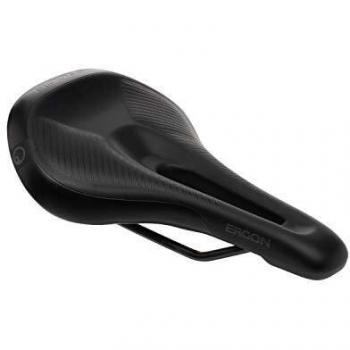 Ergon SM E-Mountain Sport Sillín de Bicicleta, Mujer, Negro, Small/Medium