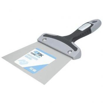 Espátula de Acero Inoxidable con Mango Engomado Antideslizante de 140mm - Marca FSK