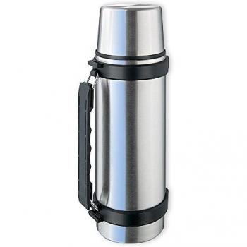 Isosteel 9552 - Termo de vacío, acero inoxidable cepillado de rosca, 0,75 l