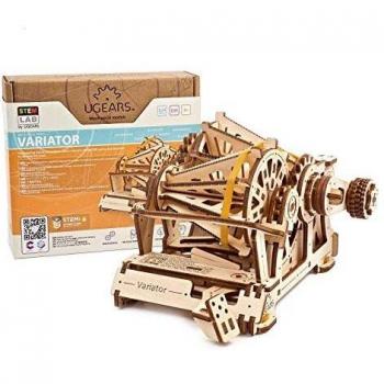 Kit de modelo de variador STEM UGEARS - Maqueta de madera con movimiento para adultos, adolescentes y niños