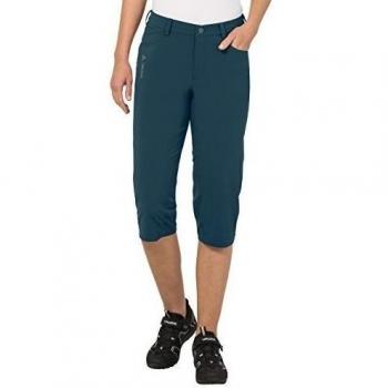 VAUDE Yaki 3/4 Pants - Pantalones, primavera/verano, mujer, color verde oscuro, tamaño 44 [DE 42]