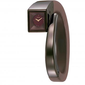 Seiko Women's Quartz Analog Watch SZY555 with Stainless Steel Strap - Brown