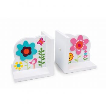 small foot company Soportalibros Flor, Set de 2