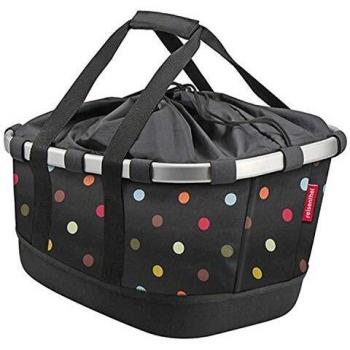 KlickFix Bikebasket GT Cesta para Bicicleta, Unisex Adulto, Lunares