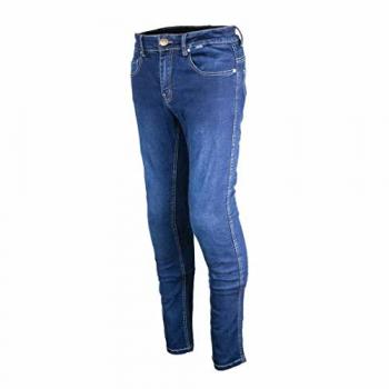 Pantalones de Moto GMS Rattle Slim Vaqueros Azul Oscuro 34