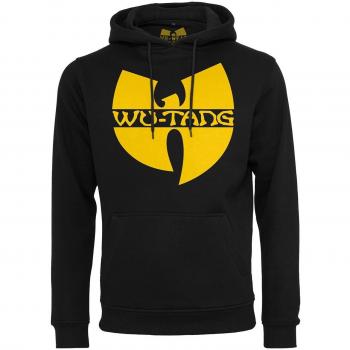 Wu-Tang Clan Logo Chest Hoodie - Black - Unisex - 70% Cotton, 30% Polyester