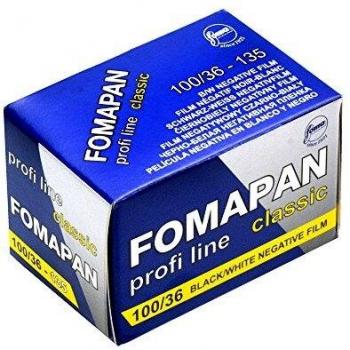 Foma Fomapan 100 Classic - Película Fotográfica Blanco y Negro 135-36, ISO 100
