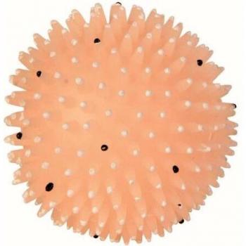 TRIXIE Erizo Pelota Fluorescente, con Sonido, Vinilo, ø10 cm, Perro