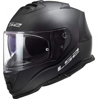 LS2 NC Casco per Moto, Hombre, Negro, XL