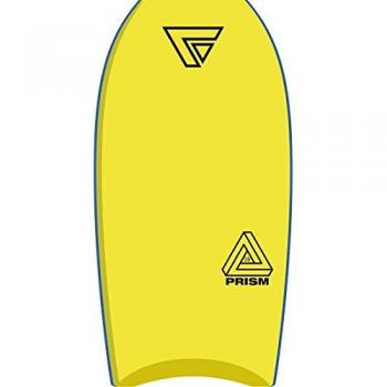 FLOOD Prism Pe W/Stringer Bodyboard, Unisex adulto, Amarillo / Verde, 39