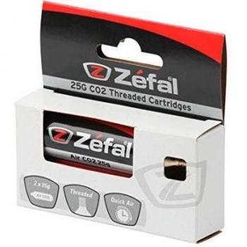 Zéfal Blister Cartucho de Aire CO2 con Rosca 25grs