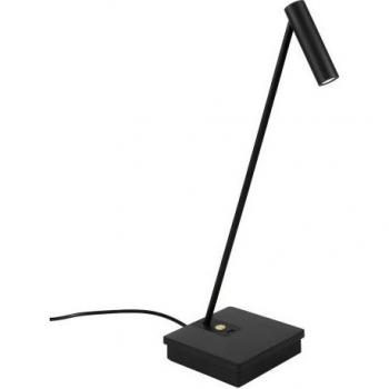Lámpara de mesa LED Elamp Aluminio Negro 55,4 cm, 1 x LED 2.2W, 175lm, 2700K