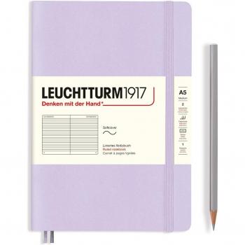 Libreta Leuchtturm1917 A5 tapa blanda rayas lila