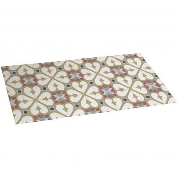 STOR PLANET Alfombra vinílica Acolchada Croma BCN 50 x 110 cm, Cloruro de polivinilo, Neutro