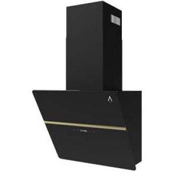 Campana Decorativa Motorizada GEA ELITE PRO 650 m3 Cristal Negro con Tira LED - Alpha Alta Gama