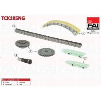 Kit de cadena de distribución FAI AutoParts TCK195NG