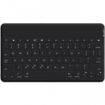 Logitech Keys-To-Go Teclado Inalámbrico Bluetooth para iPhone, iPad, Apple TV, Disposición QWERTY Inglés Reino Unido , Negro