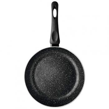 Taurus Vital Stone 20 Sartén Multiuso Alrededor, Acero, Negro, 20 cm