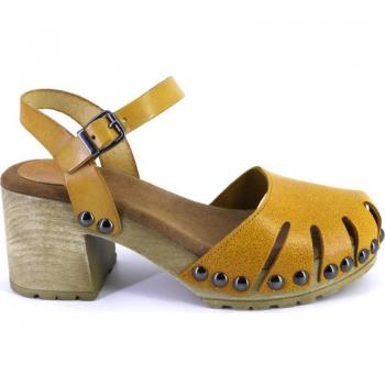 PORRONET 2982 Sandalias de Mujer Piel Mostaza
