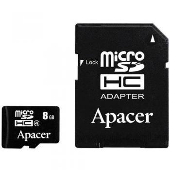 Apacer Tarjeta de Memoria microSDHC de 8 GB