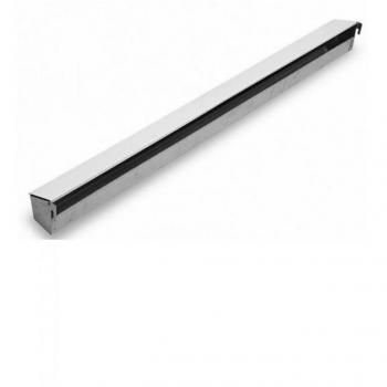 Comedero de chapa galvanizada para canarios de 96cm.