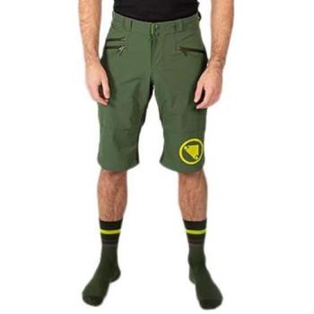 Pantalón corto Endura Singletrack II sin badana verde oliva - L