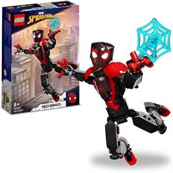 LEGO 76225 Marvel Figura de Miles Morales, Juguetes de Spider-Man, Muñeco de Acción Articulado, Superhéroes, Regalo de Cumpleaños para Niños