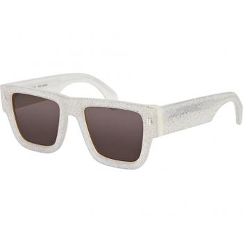 Palm Angels Palisade Dark Gray Glitter Sunglasses Unisex ONE SIZE