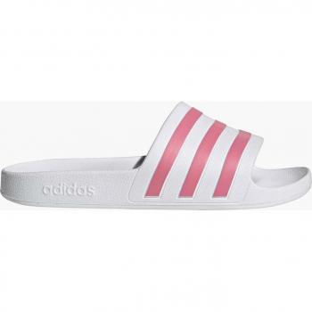adidas Adilette Aqua Women's Slides - White and Pink, Size 38