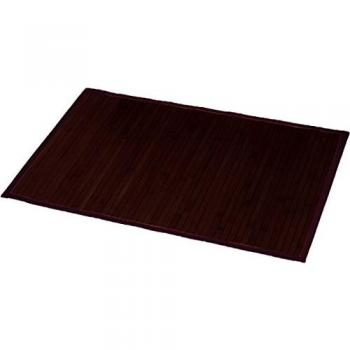 Brown Bamboo Bath Mat 50 x 80 cm