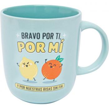Taza Mr. Wonderful Bravo por ti, por mí y por nuestras risas sin fin WOA2212220ESZ0