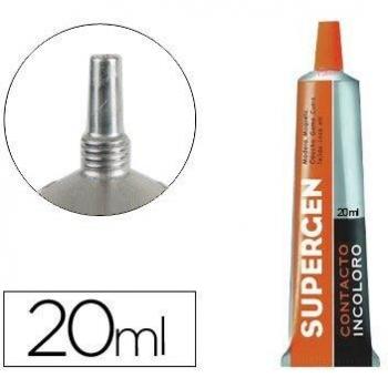Supergen - Pegamento contacto incoloro 20 ml unidad