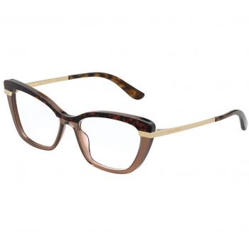 Dolce & Gabbana DG3325F Asian Fit 3256 Gafas Recetadas para Mujer Marrones