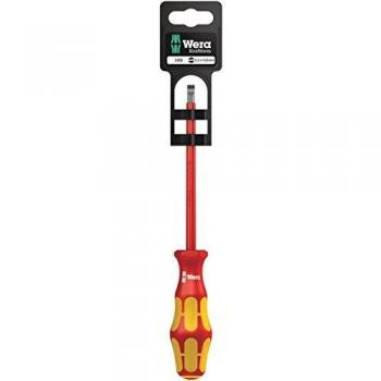 Wera 05100004001 Destornillador Plano Aislado Según VDE, 1.0 x 5.5 x 125 mm