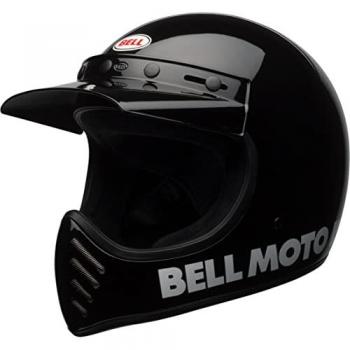BELL Casco Integral Moto-3 Classic Negro, Casco de motocross, Color: Negro, Talla: XL