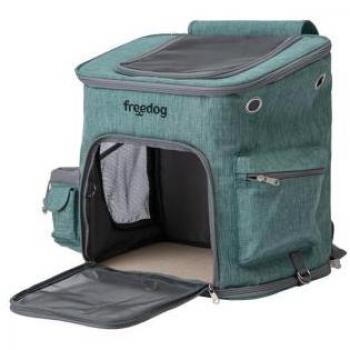 Freedog Mochila Etna Verde para Perros y Gatos