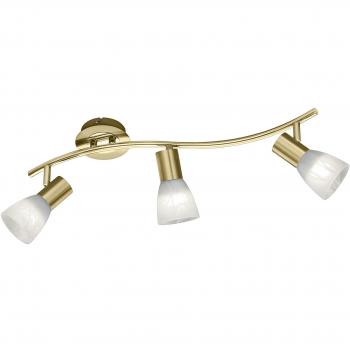 Foco de Techo LED Levisto 3 Luces Orientables en Bronce Mate, E14, 1410 lm, 3000K