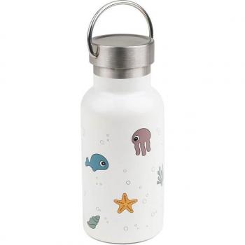 Botella térmica de metal Done by Deer Sea Friends Beige 350ml.