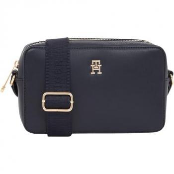 Tommy Hilfiger Women's Monotype Camera Bag - Dark Blue Crossbody Handbag