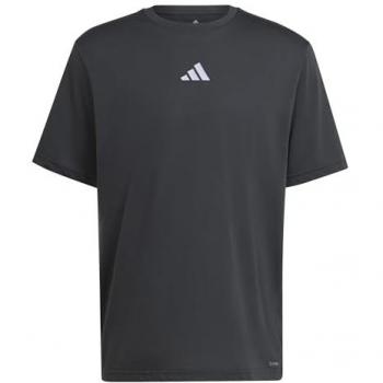 Camiseta de Entrenamiento Adidas Climacool One Rep At A Time Gráfica Negra L Hombre