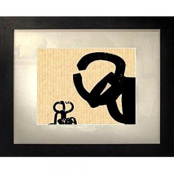 Dósfer 50432 - Cuadro decorativo, Peine del viento kraft, 113 x 96 cm