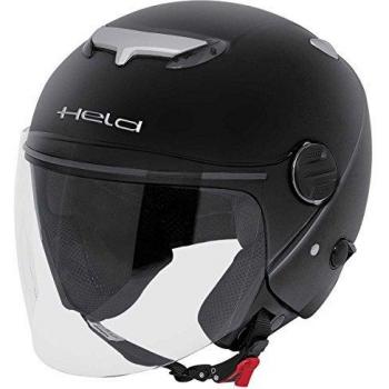 Held Casco Jet Top Spot, color negro, talla XS