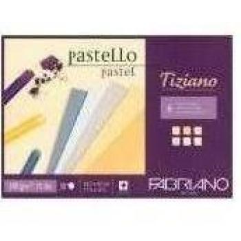 Fabriano Bloque Tiziano Colores Tenui 29,7 X 42 Cm, 160 G, 30 Unidades, 6 Colores: Sahara, Crema, Gris, Zabaione, Blanco, Polvo