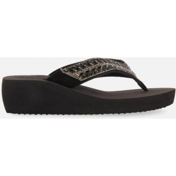 Chanclas de Mujer con Cuña y Adorno de Cristales