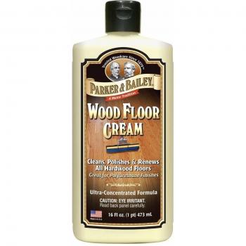 Parker y Bailey piso de madera crema, 16 onza.