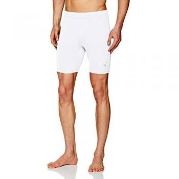 Puma Liga Men's Compression Shorts - White - Size M