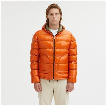 Centogrammi Reversible Goose Down Puffer Jacket - M, Orange, Male