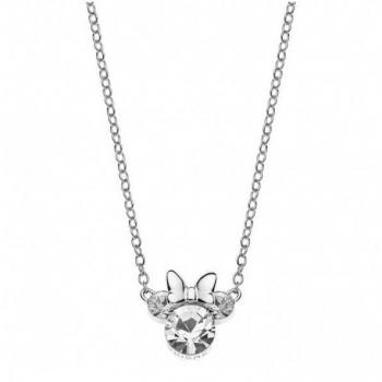 Ladies Disney Mickey & Minnie Birthstone Necklace